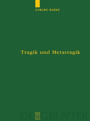 cover image of Tragik und Metatragik